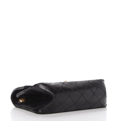 Chanel Aged Calfskin Quilted 2.55 Reissue Mini Flap Black 4 of 11