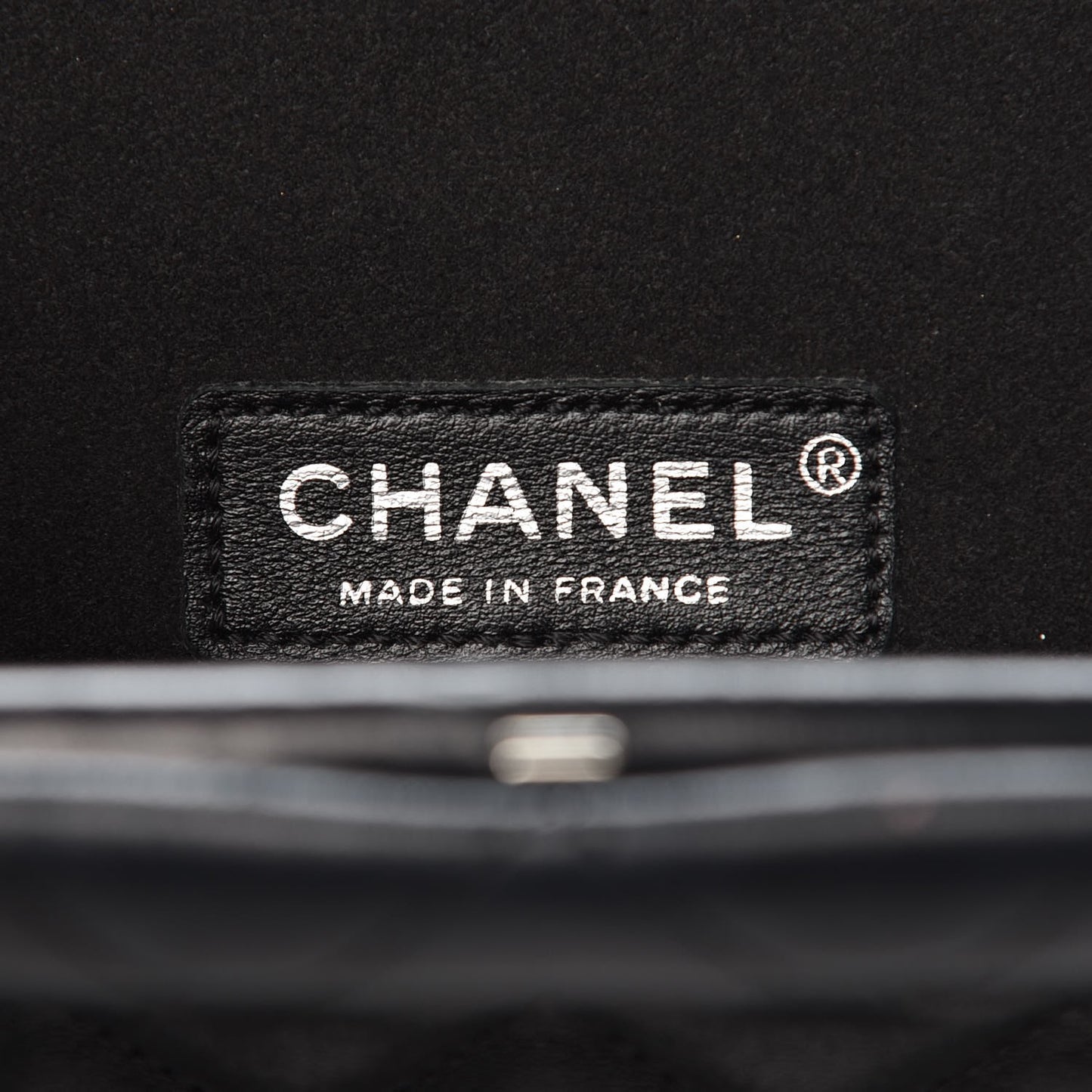 Lambskin Quilted Clutch Black