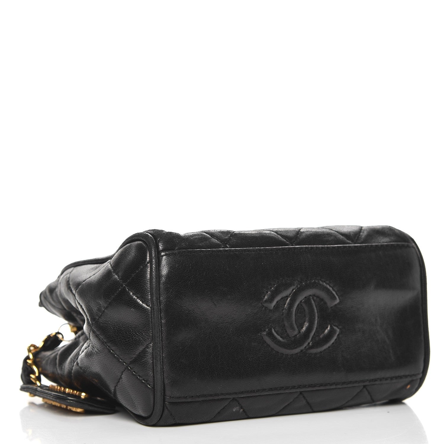 Chanel Lambskin Quilted Small Shoulder Bag Black 4 of 8