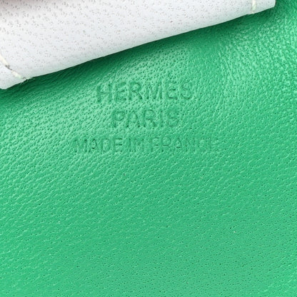Hermes Milo Lambskin Grigri Rodeo Horse Bag Charm MM Menthe Malachite Brume 3 of 5