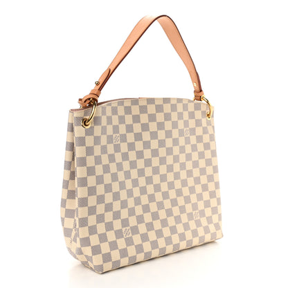 Louis Vuitton Damier Azur Graceful PM Rose Ballerine 3 of 12