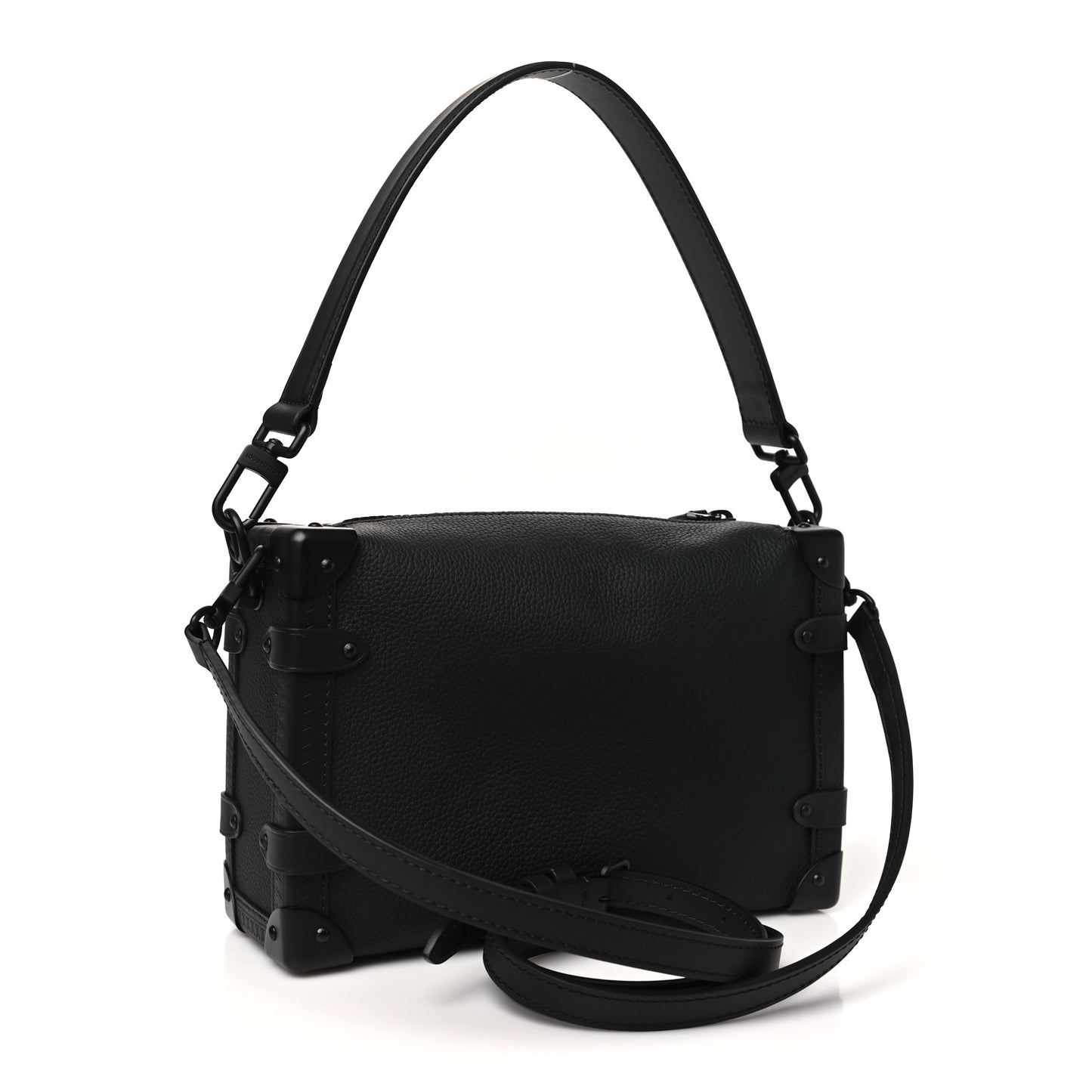 Calfskin Side Trunk MM Black