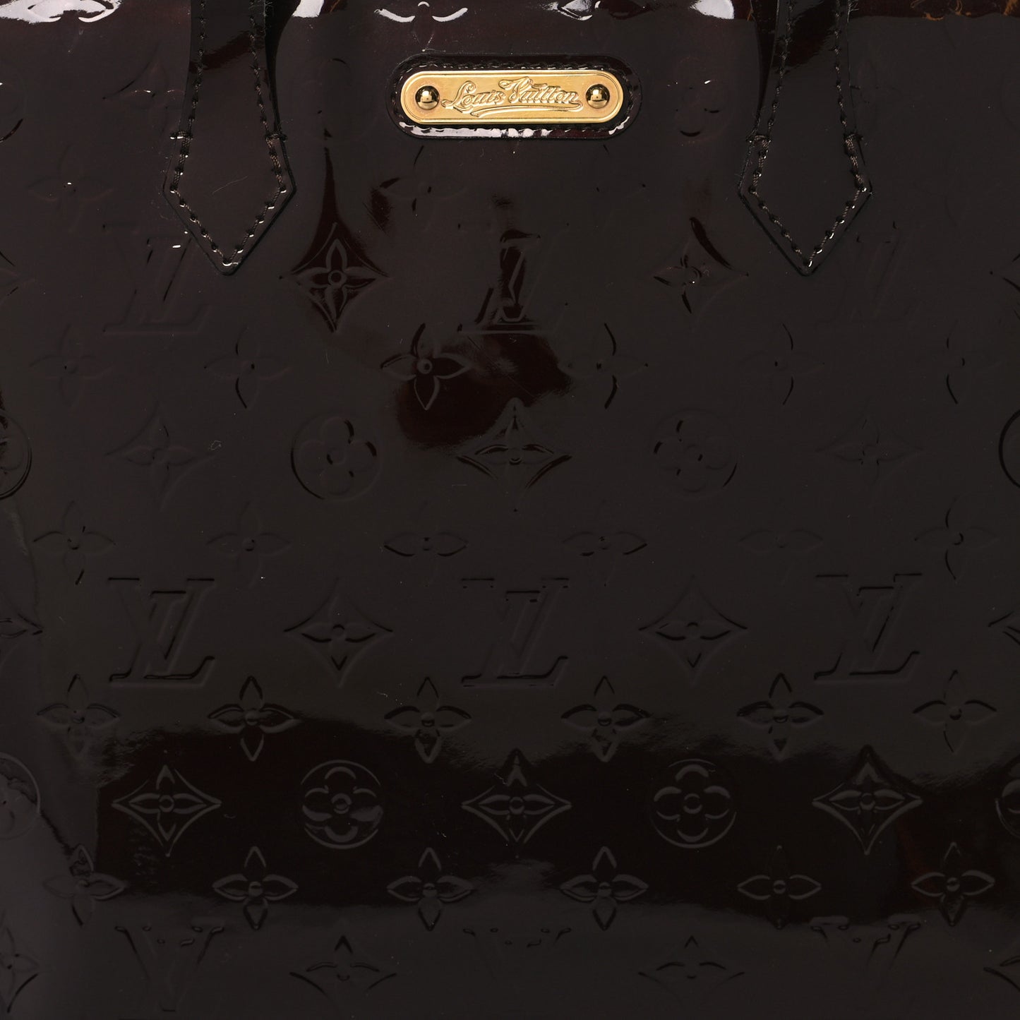 LOUIS VUITTON Vernis Wilshire MM Amarante