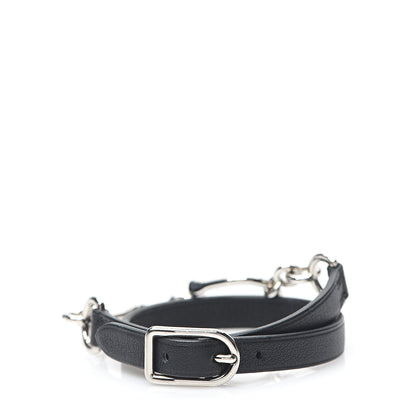 Hermes Swift Etrier Double Tour Bracelet T2 Black 2 of 5