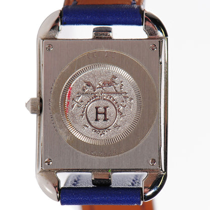 Hermes Swift Calfskin Cape Cod PM Double Tour Watch Bleu Electrique 5 of 14