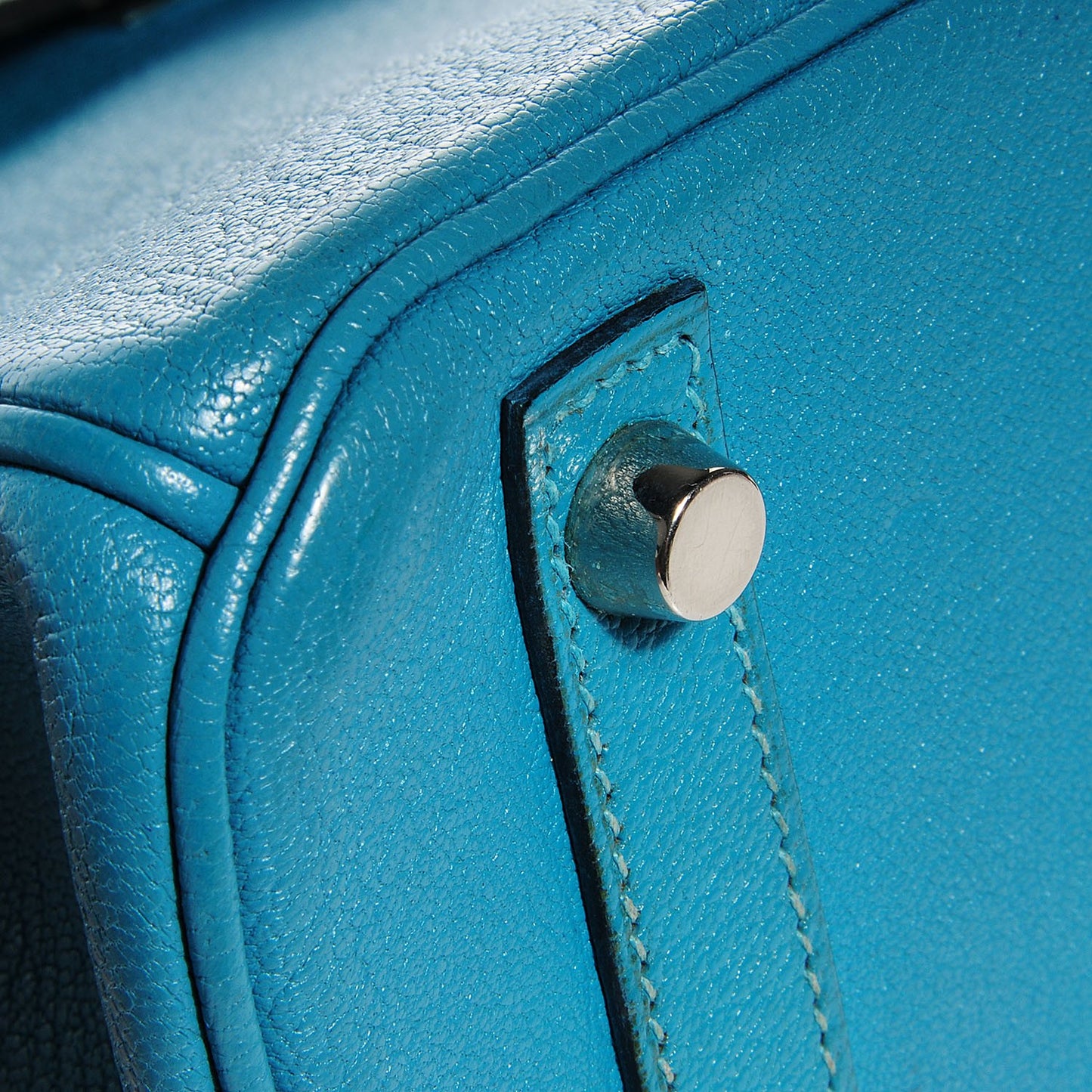 Chevre de Coromandel Birkin 30 Turquoise
