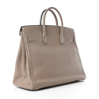 Hermes Taurillon Clemence HAC Birkin 32 Gris Tourterelle 3 of 12
