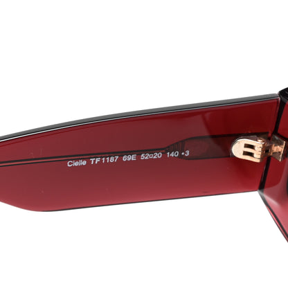 Tom Ford Acetate Cielle Sunglasses TF1187 Transparent Purple 5 of 8