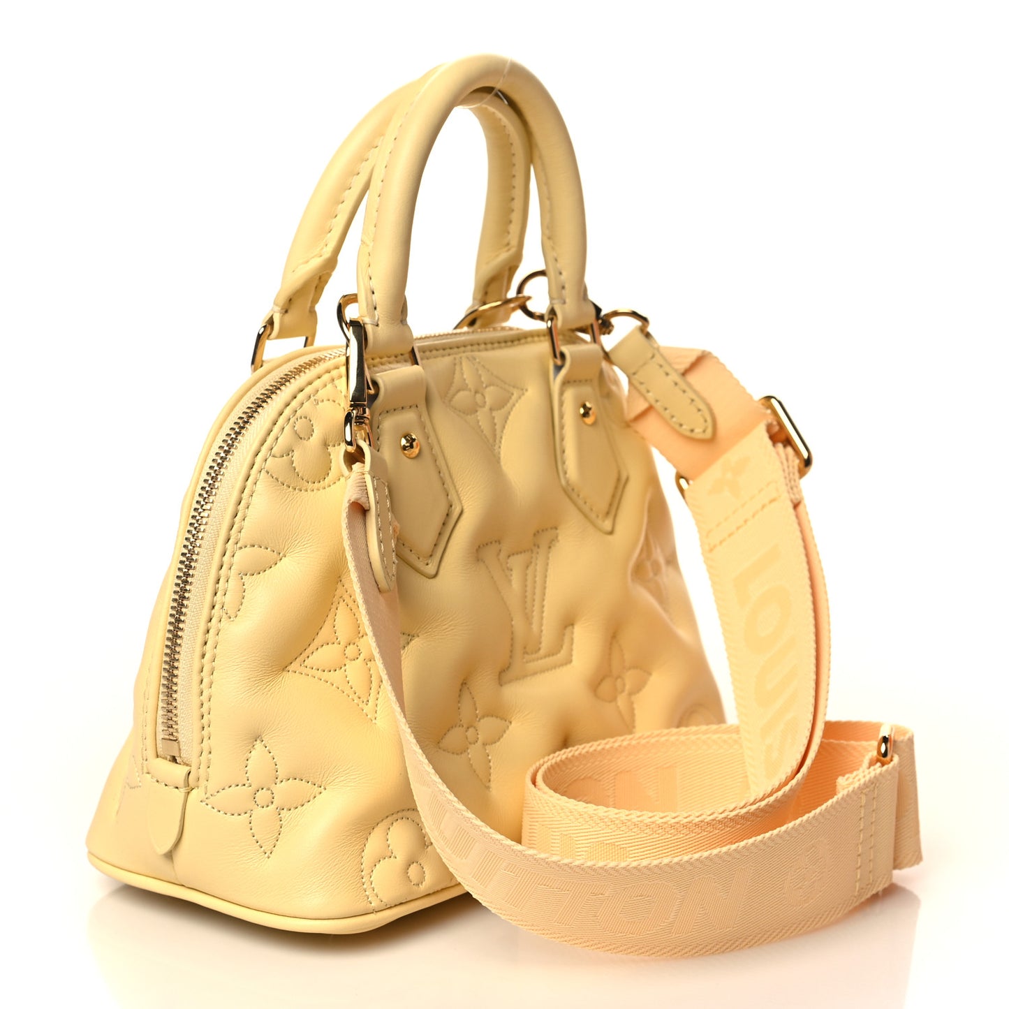 Calfskin Bubblegram Alma BB Banana