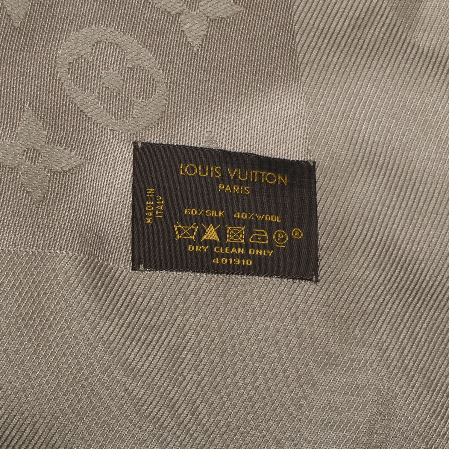 Louis Vuitton Silk Wool Monogram Shawl Verone 5 of 5
