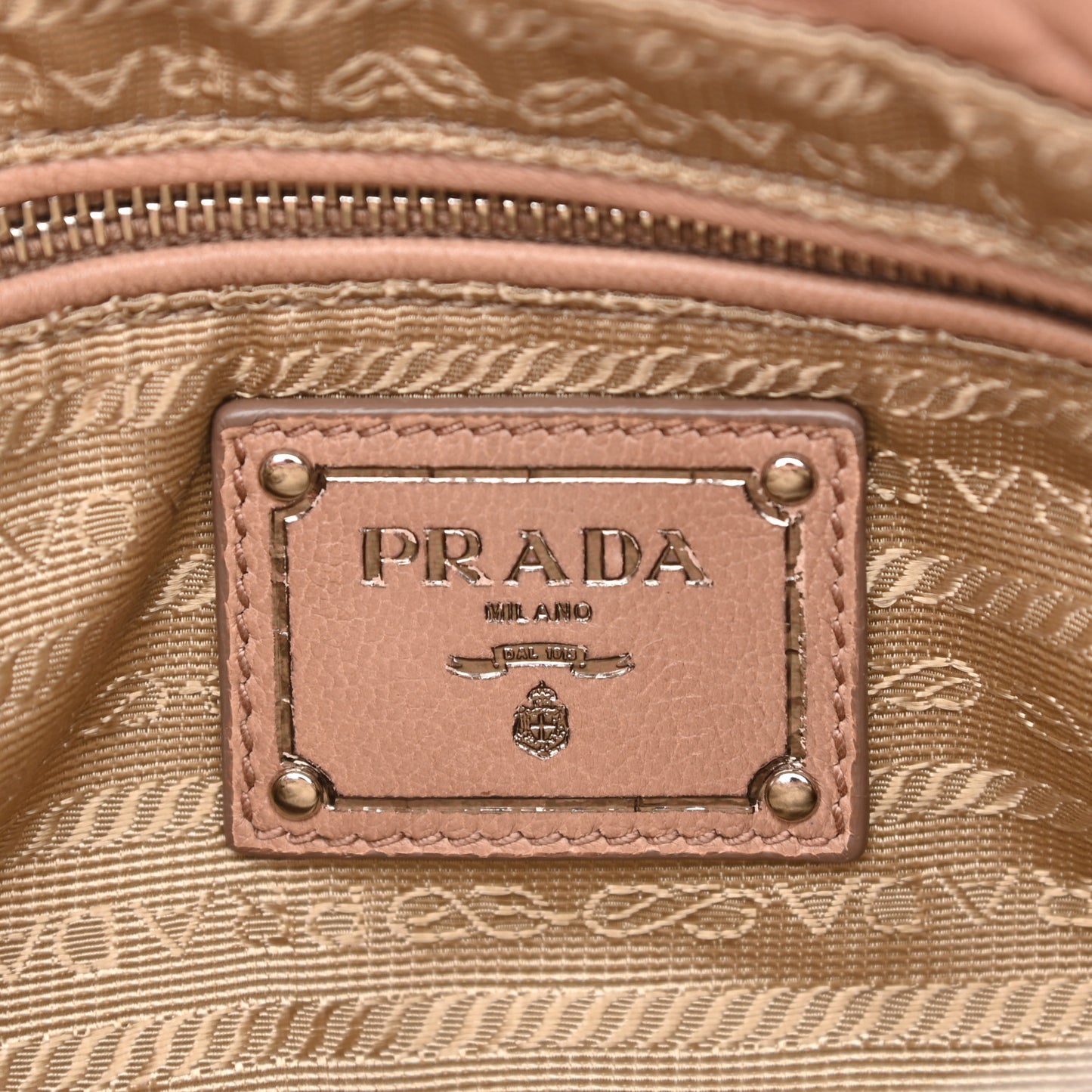 Nappa Gaufre Crossbody Bag Cammeo