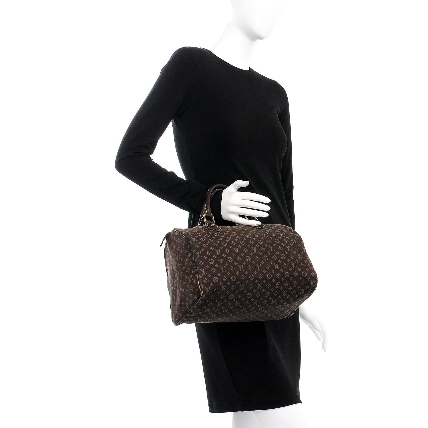 Louis Vuitton Mini Lin Speedy 30 Ebene 2 of 16