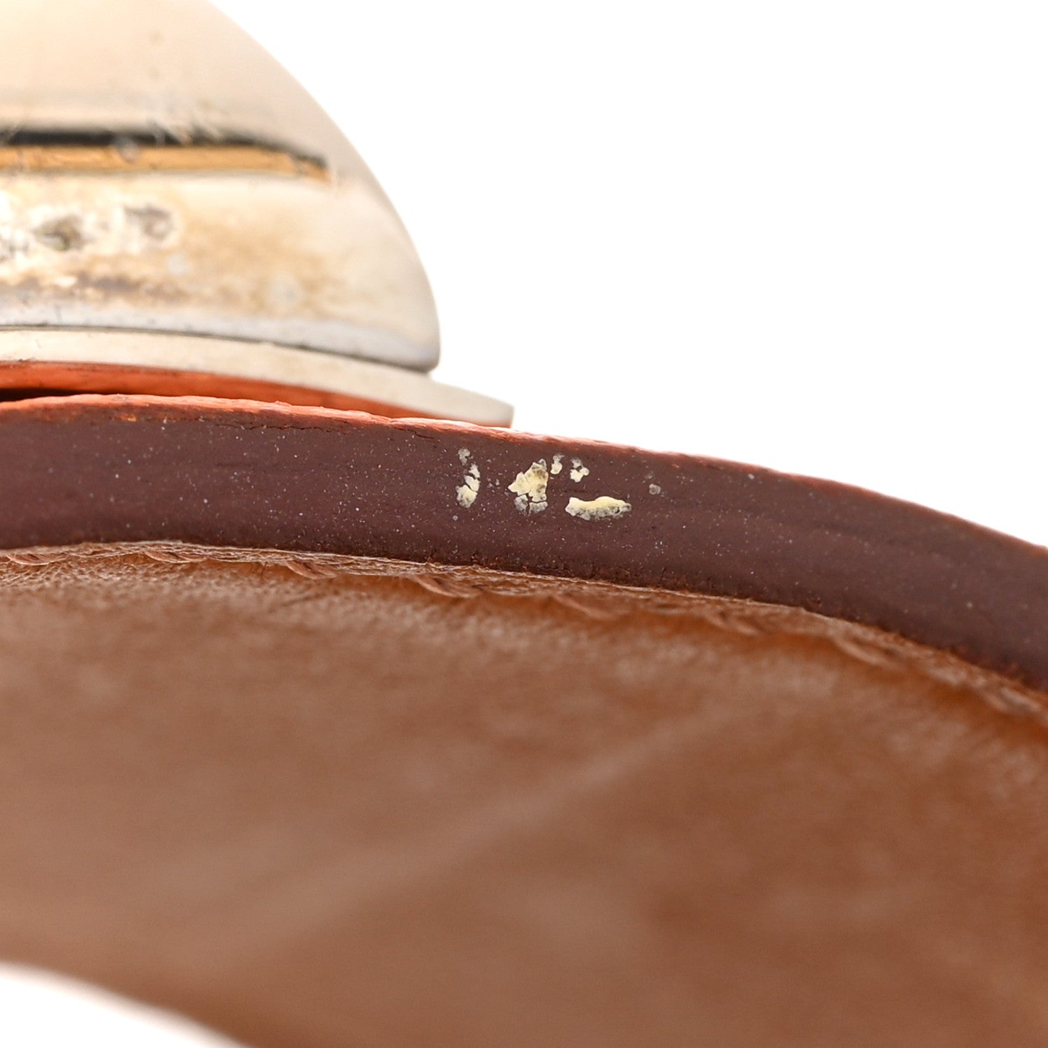 Hermes Epsom Collier De Chien CDC Bracelet S Orange 6 of 8