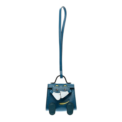 Hermes Tadelakt Chevre Mysore Kelly Quelle Idole Bag Charm Bleu Izmir Jaune Bourgeon Bleu Brume Vert Bosphore 1 of 4