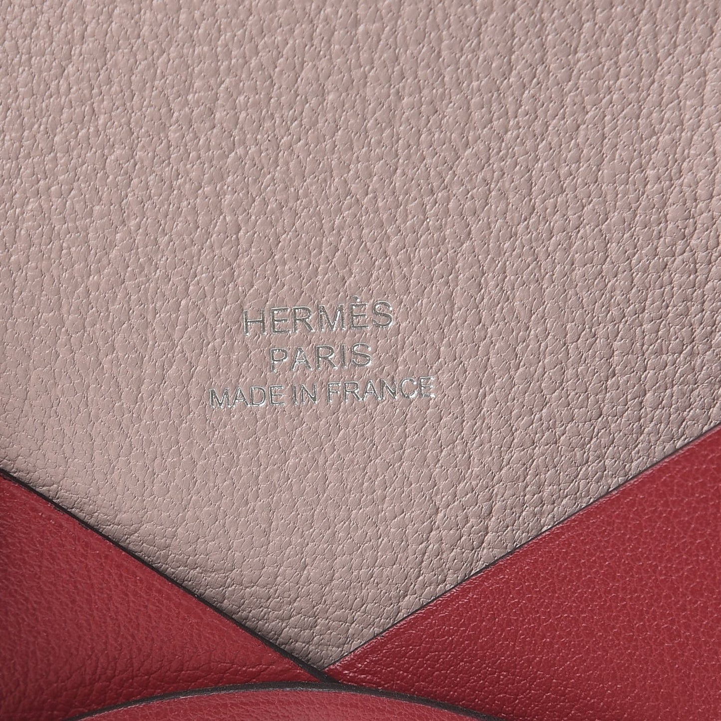 Evercolor Verso Calvi Card Case Rouge Grenat Glycine