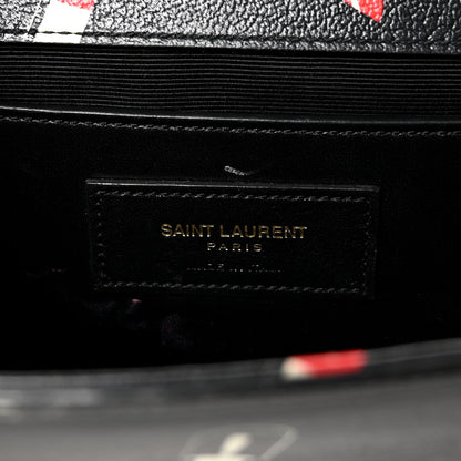 Saint Laurent Calfskin Lipstick Print Classic Monogram Kate Clutch Black 6 of 6