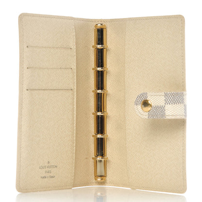 Louis Vuitton Damier Azur Small Ring Agenda Cover 5 of 8