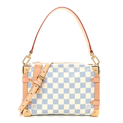 Louis Vuitton Damier Vernis Side Trunk MM Celeste Blue 1 of 10