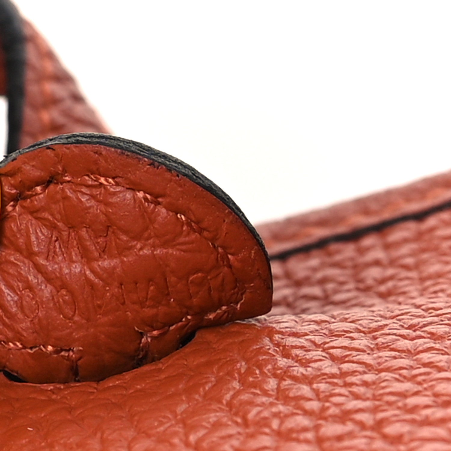 Hermes Taurillon Clemence Maxi Quadrille Evelyne TPM Cuivre Capucine Parme Rouge Duchess 7 of 10
