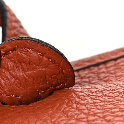Hermes Taurillon Clemence Maxi Quadrille Evelyne TPM Cuivre Capucine Parme Rouge Duchess 7 of 10