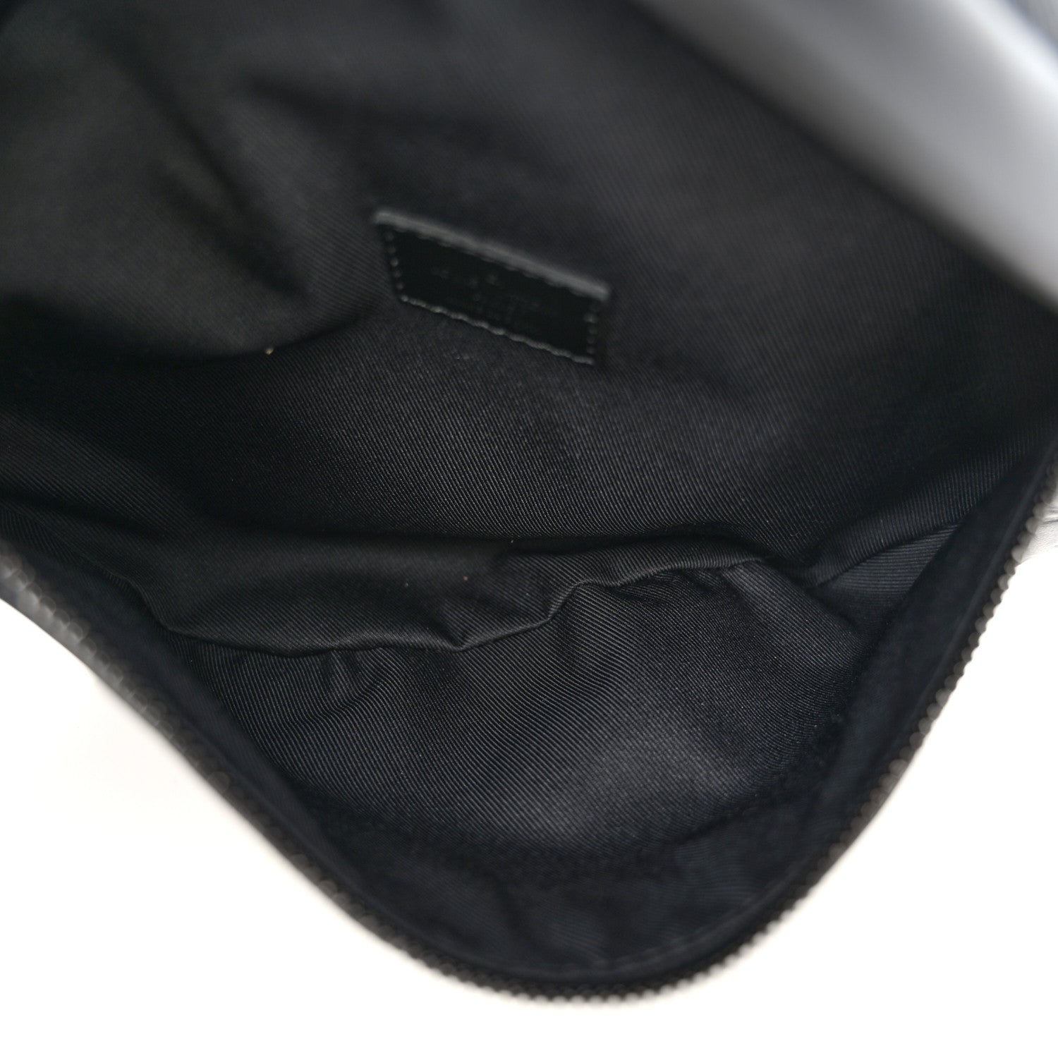 Louis Vuitton Calfskin Monogram Shadow Discovery Bumbag Black 5 of 9