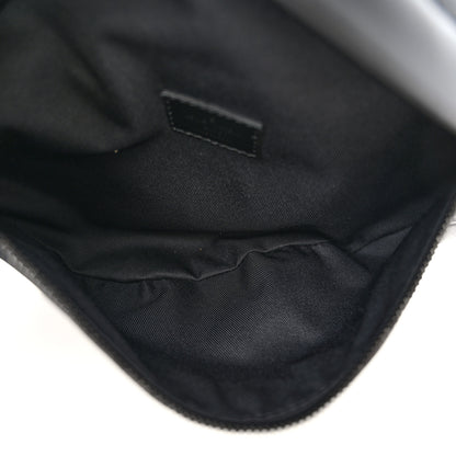 Louis Vuitton Calfskin Monogram Shadow Discovery Bumbag Black 5 of 9