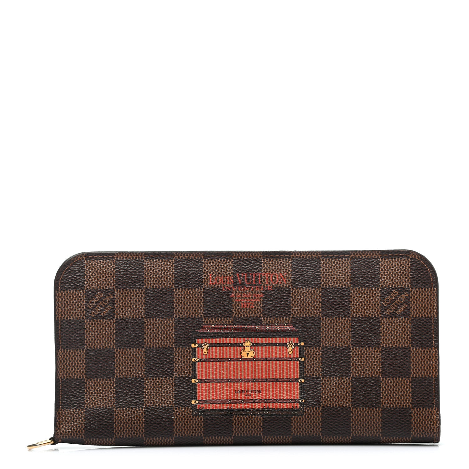 Louis Vuitton Damier Ebene Trunks and Locks Insolite Wallet 1 of 20