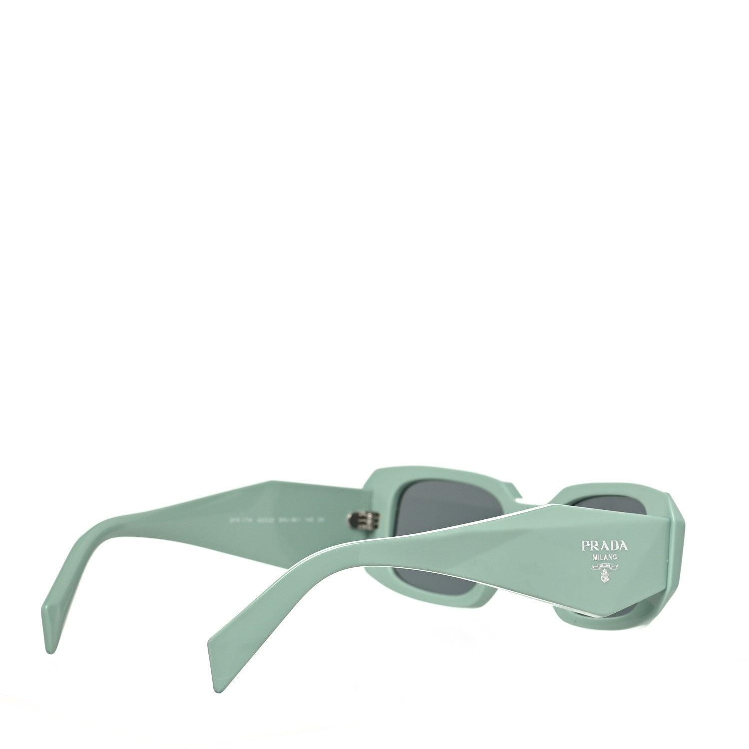 Prada Acetate Symbole Sunglasses SPR 17W Grey Blue 4 of 7