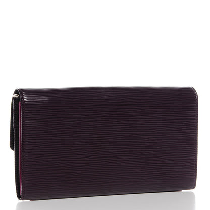 Louis Vuitton Epi Sarah Wallet Cassis Grenade 3 of 7