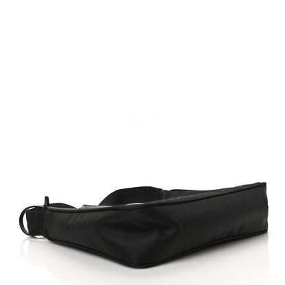Prada Tessuto Nylon Saffiano Lunar New Year Mini Re-Edition 2000 Bag Black Fuoco 4 of 8