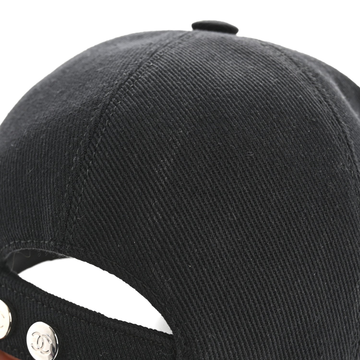 Chanel Cotton CC Cap Hat Black White 10 of 10