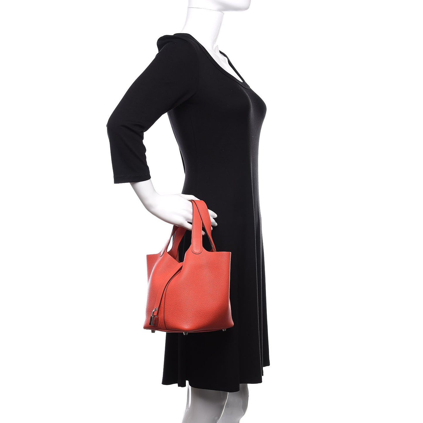 Taurillon Maurice Picotin Lock 18 PM Capucine