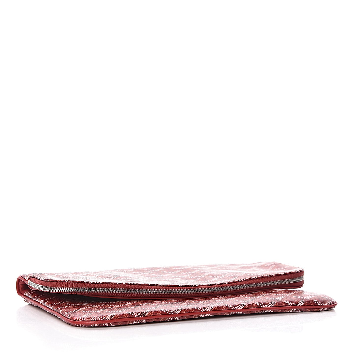 Goyardine Sainte Marie Soft Clutch Red