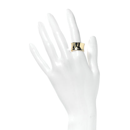 Tiffany 18K Yellow Gold 12mm Wide 1837 Ring 54 7 2 of 4