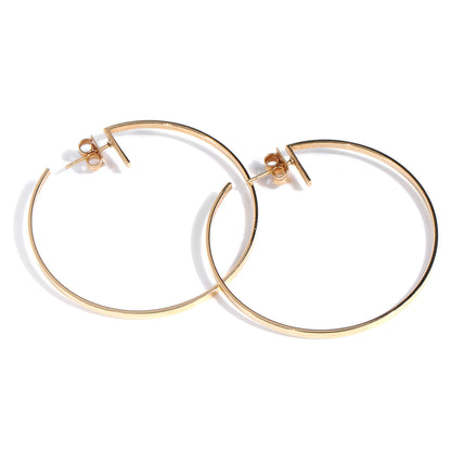 Gucci 18K Rose Gold G Hoop Earrings 1 of 5