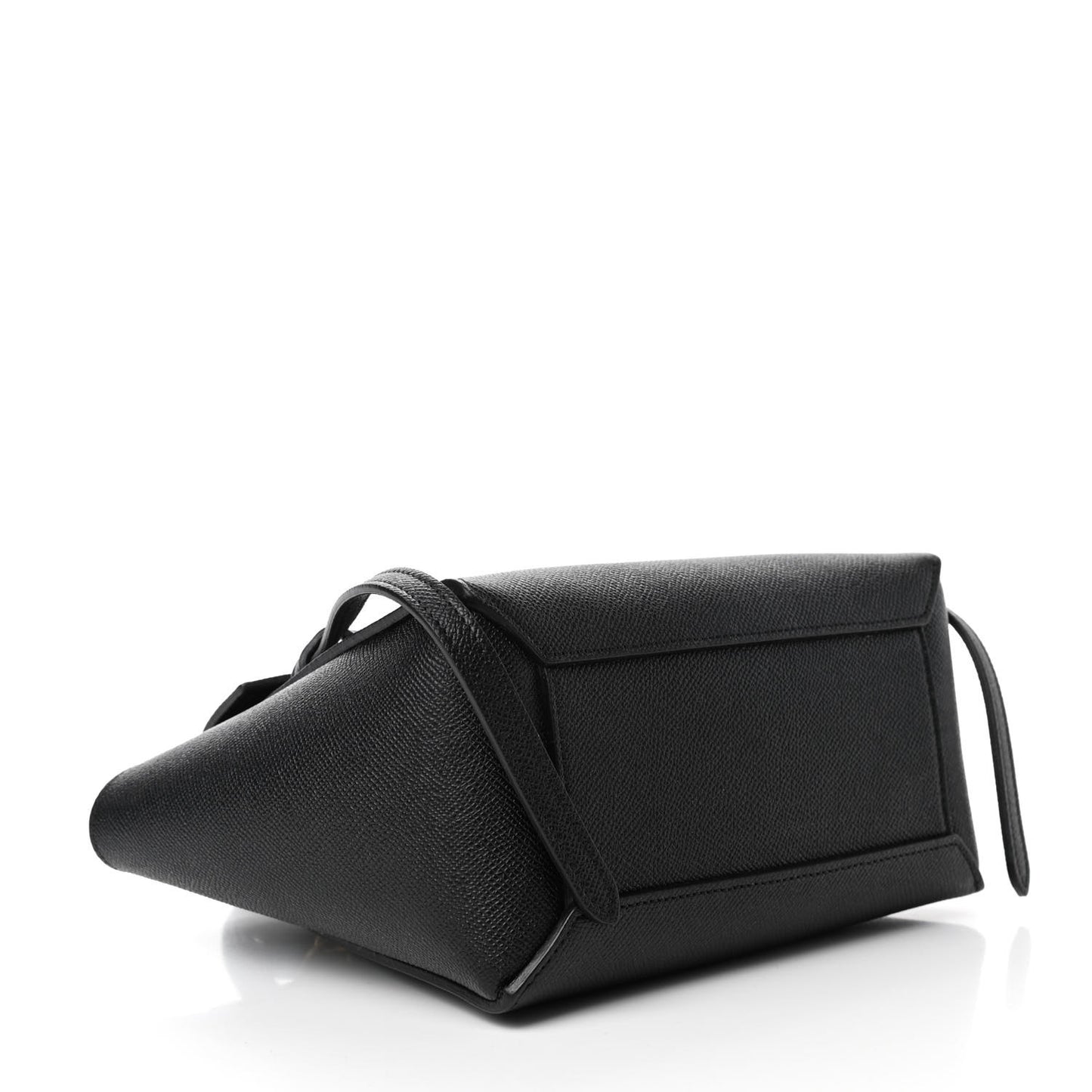Grained Calfskin Nano Belt Bag Black