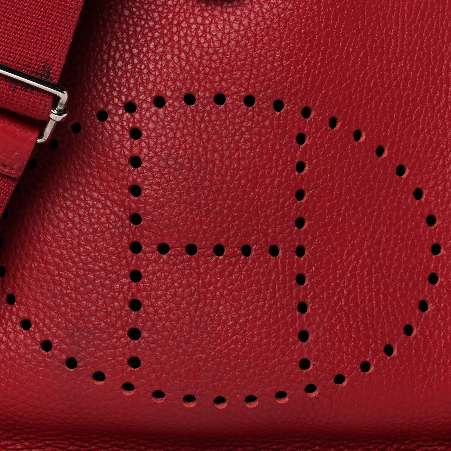 Hermes Taurillon Clemence Evelyne III PM Rouge Garance 8 of 21