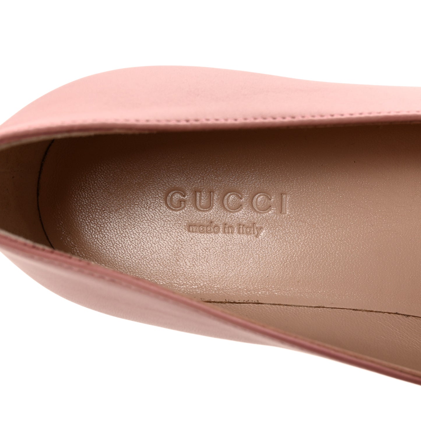 Calfskin Horsebit Loafers 35.5 Soft Pink