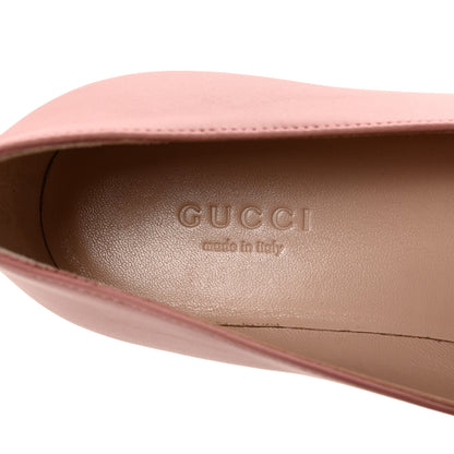 Gucci Calfskin Horsebit Loafers 35.5 Soft Pink 8 of 10