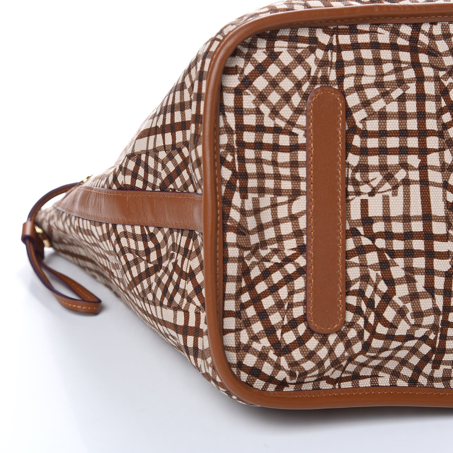 MCM Visetos Large Liz Reversible Shopper Tote Cognac 13 of 14