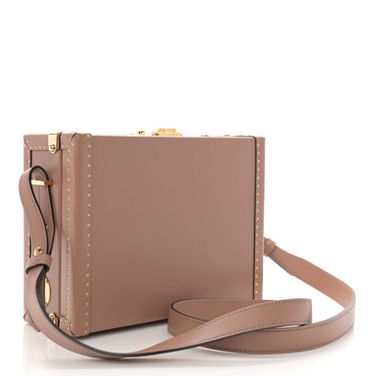 Moynat Box Calfskin Mini Limousine Box Bag Deserts Rose 3 of 9