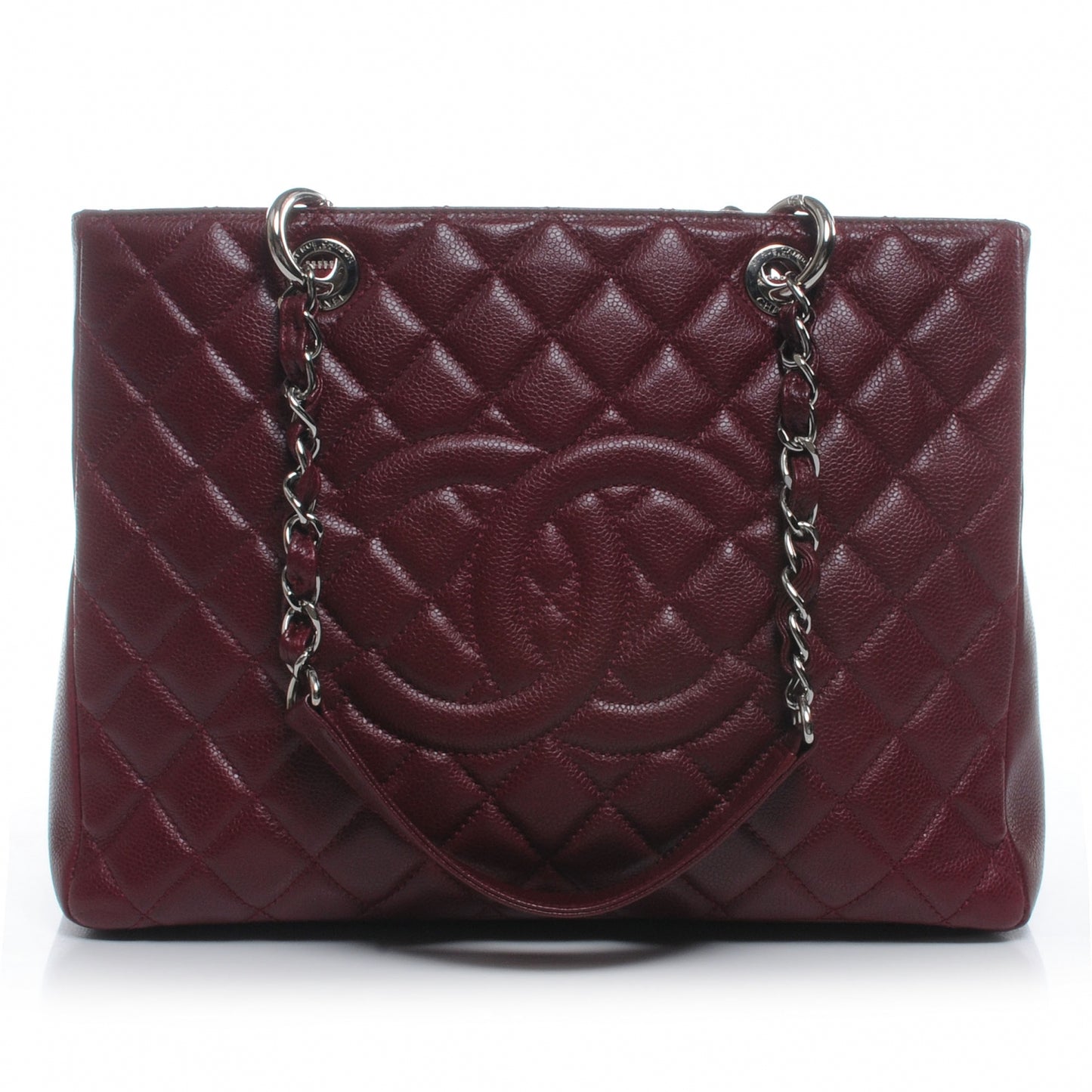Caviar Grand Shopping Tote GST Bordeaux