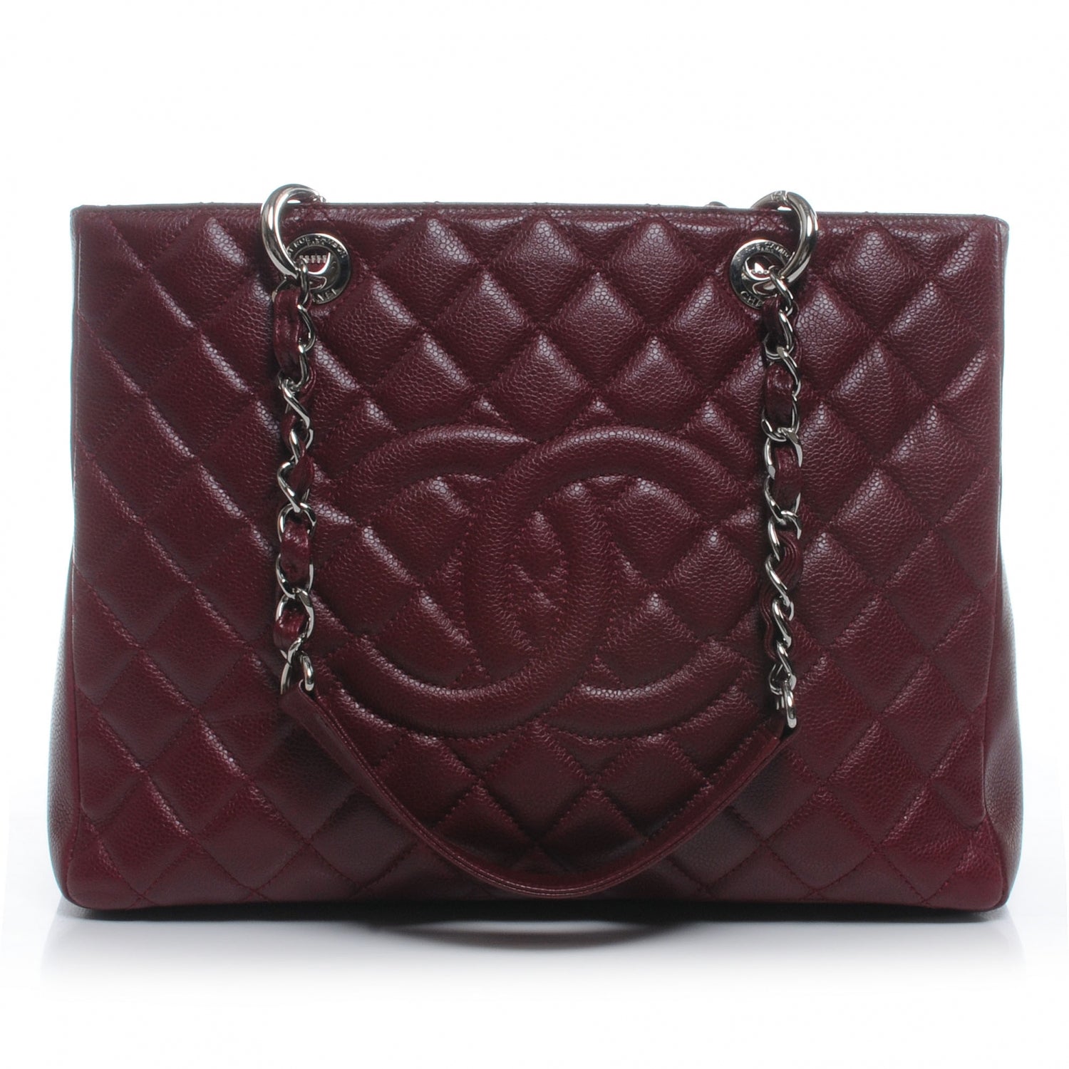 Chanel Caviar Grand Shopping Tote GST Bordeaux 1 of 7