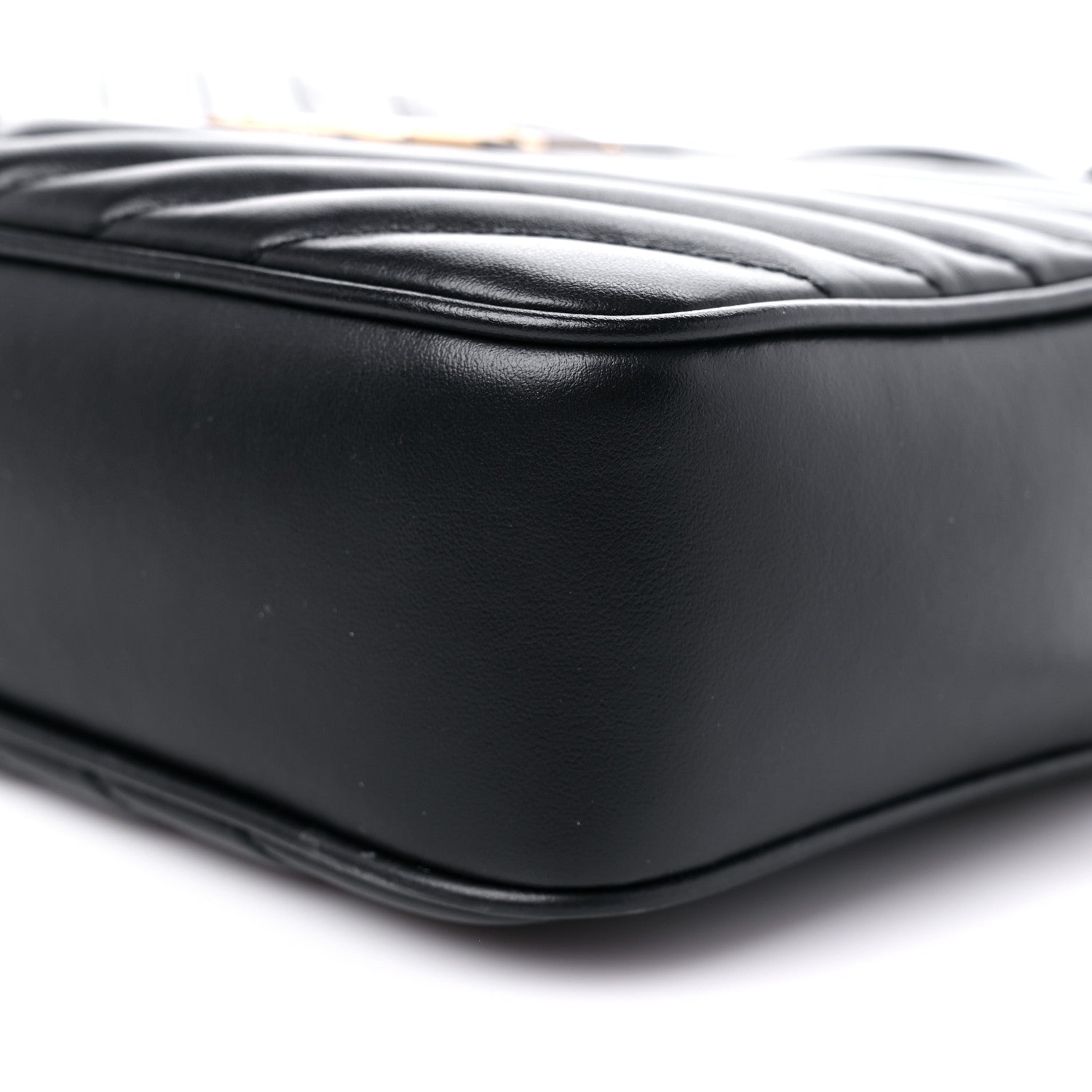 Saint Laurent Calfskin Matelasse Monogram Lou Camera Bag Black 9 of 10