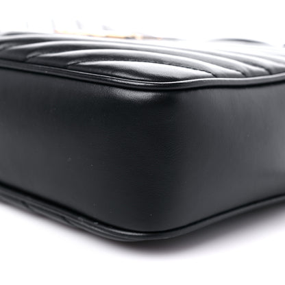 Saint Laurent Calfskin Matelasse Monogram Lou Camera Bag Black 9 of 10