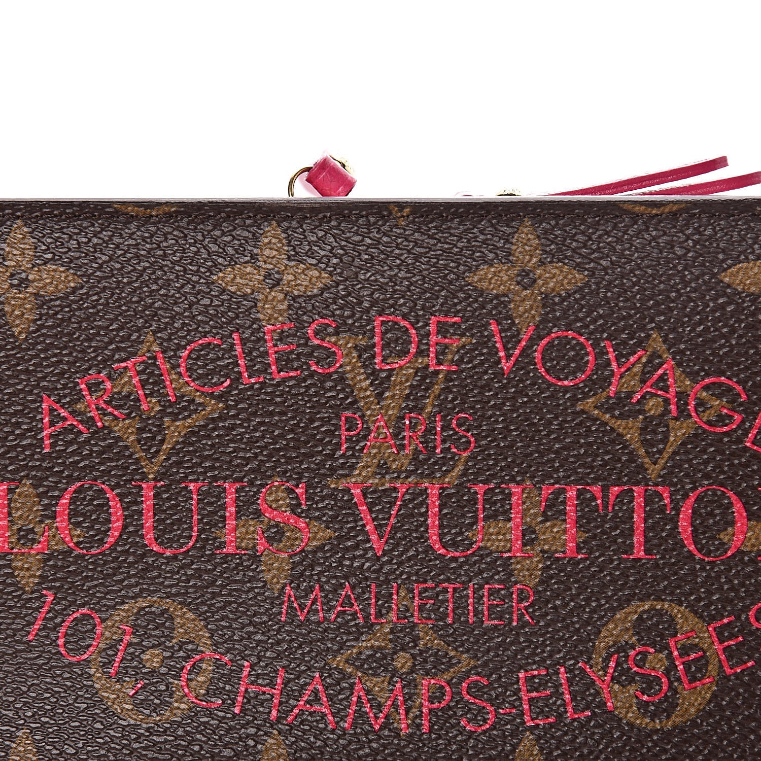 Louis Vuitton Monogram Articles de Voyage Ikat Insolite Wallet Rose Indien 8 of 11