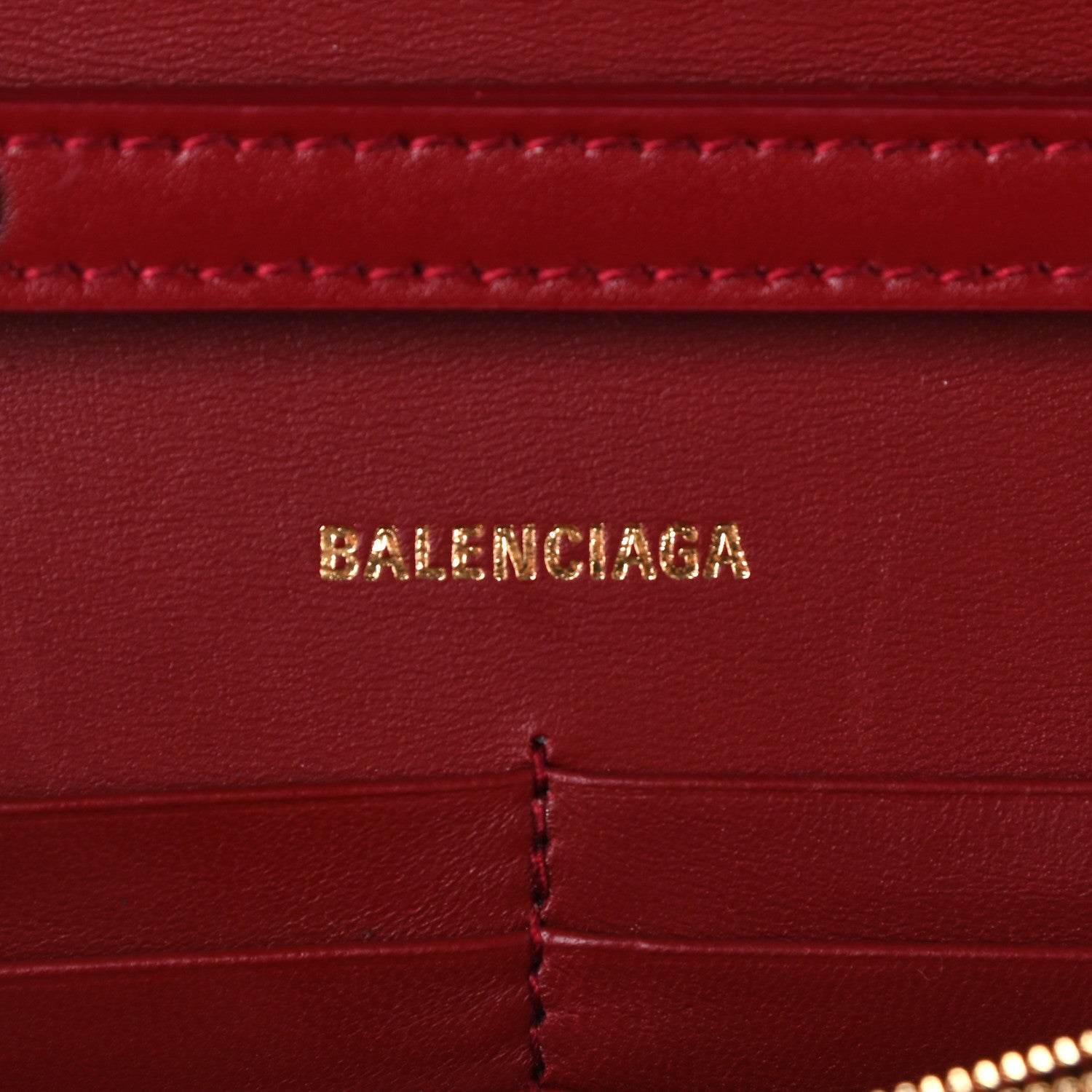 Balenciaga Shiny Box Calfskin Hourglass Chain Bag Bright Red 6 of 9