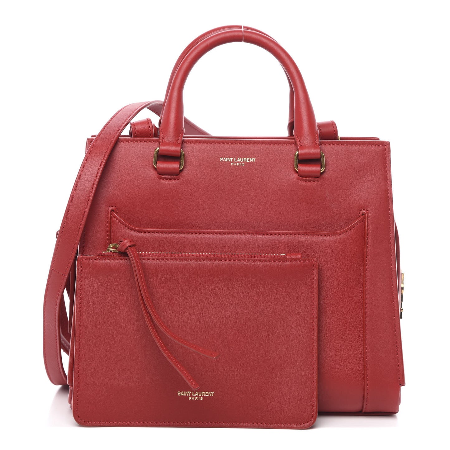 Smooth Calfskin Small East Side Tote Rouge Eros