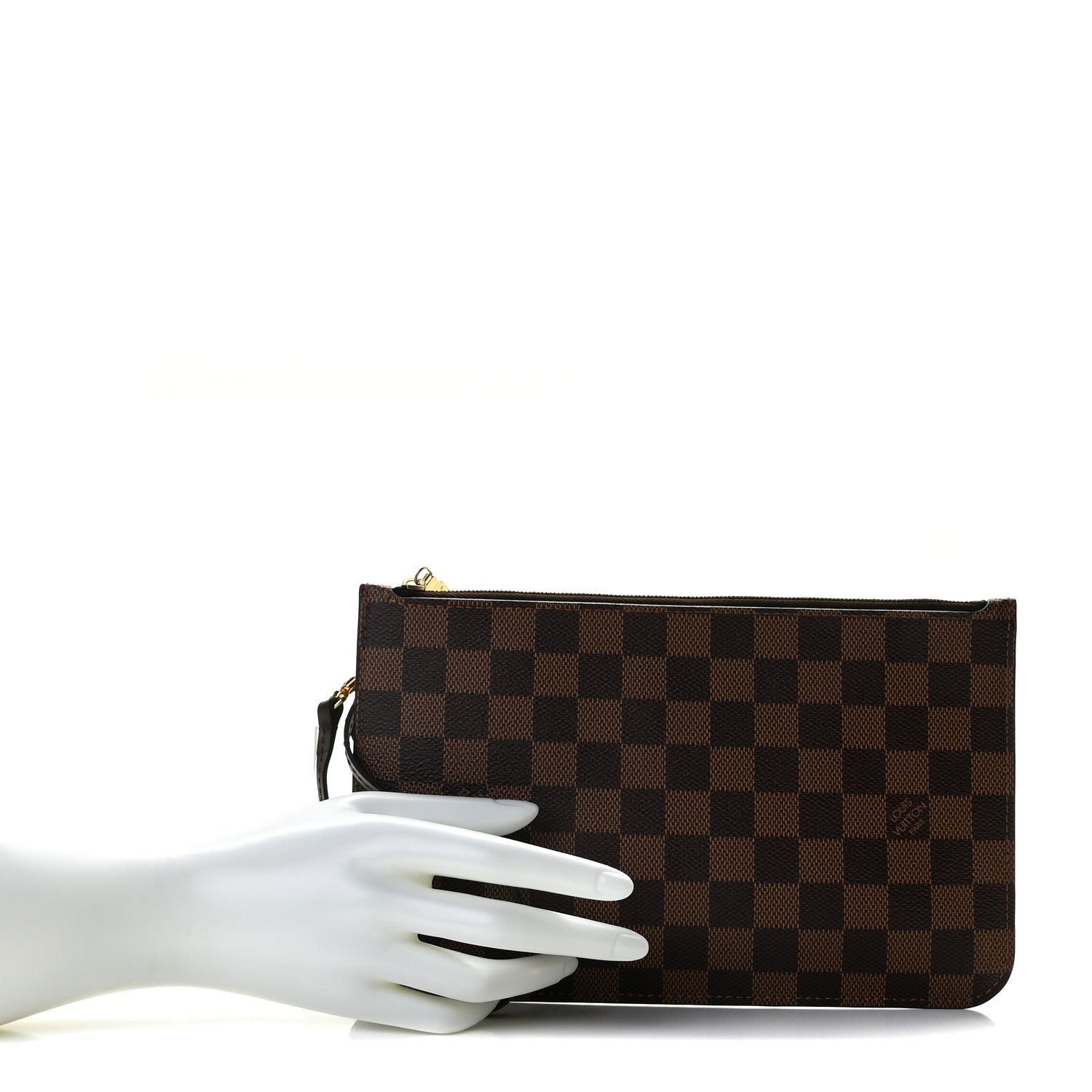 Louis Vuitton Damier Ebene Neverfull MM GM Pochette 2 of 8