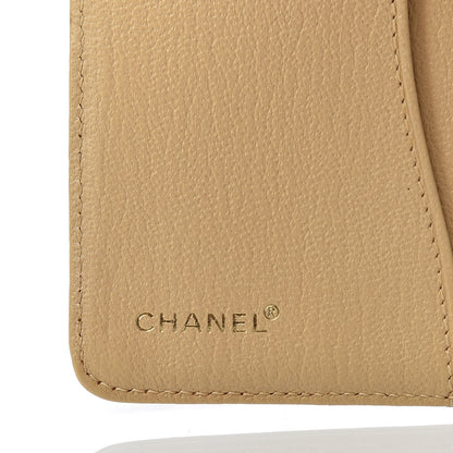 Chanel Goatskin Small Ring Agenda Planner Beige 6 of 17